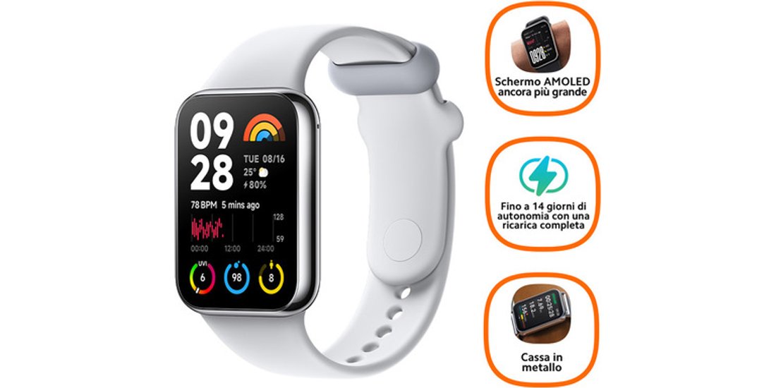Xiaomi Smart Band 8 Pro AMOLED Braccialetto per…