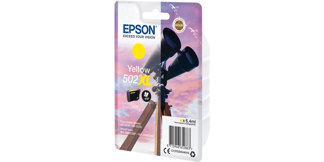 Epson Singlepack Yellow 502XL Ink