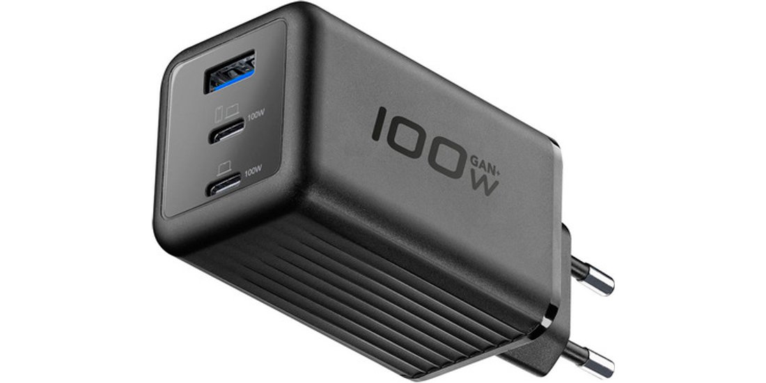 Cellularline ACH GaN+ 3 porte 100W Caricabatterie…