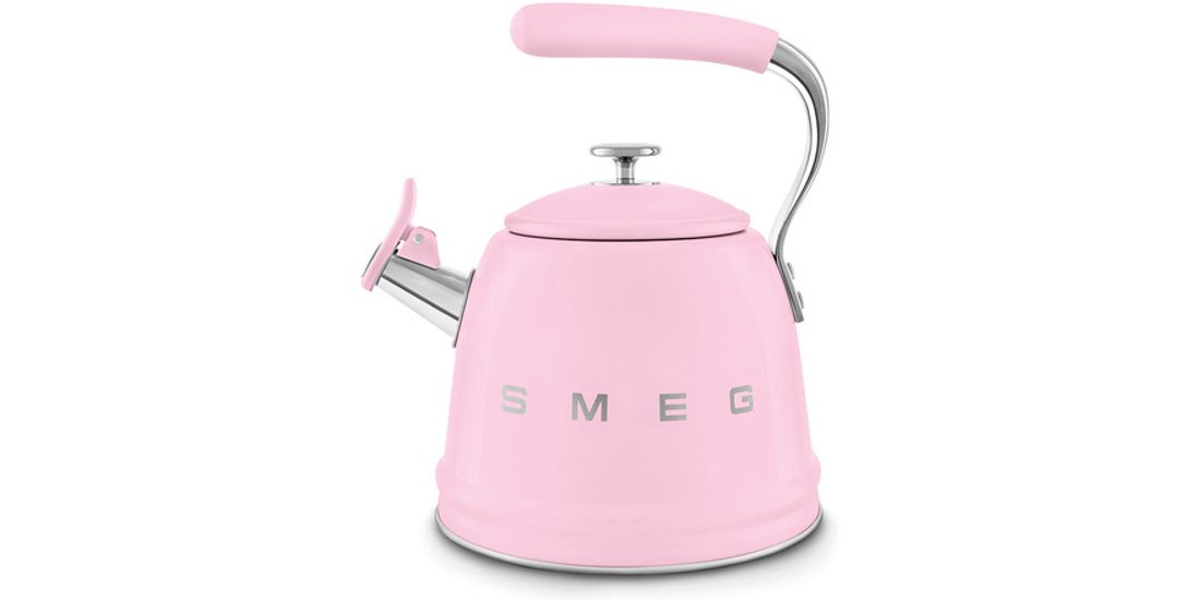 Smeg Bollitore con fischio 50’s Style – Rosa …