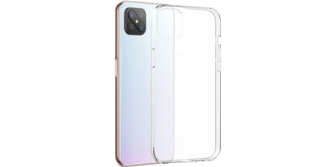 Area Per Oppo Reno4 Z 5G cover in gomma anti-…