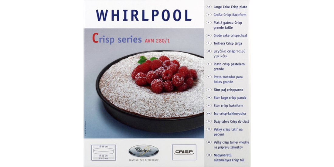 Wpro Piatto Crisp a Bordo Alto (Tortiera) per…