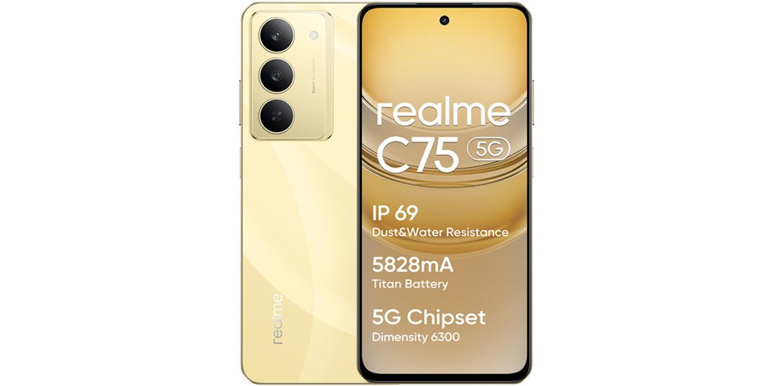 realme C75 5G 8 GB 256 GB 5828 mAh Oro