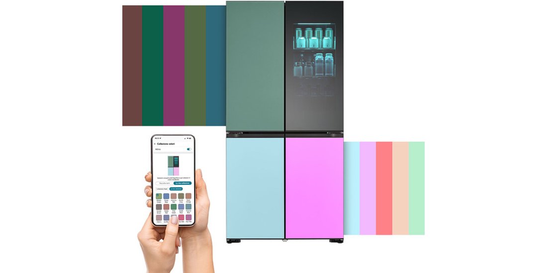 LG InstaView MoodUP GMV960NNME Frigo multidoor…