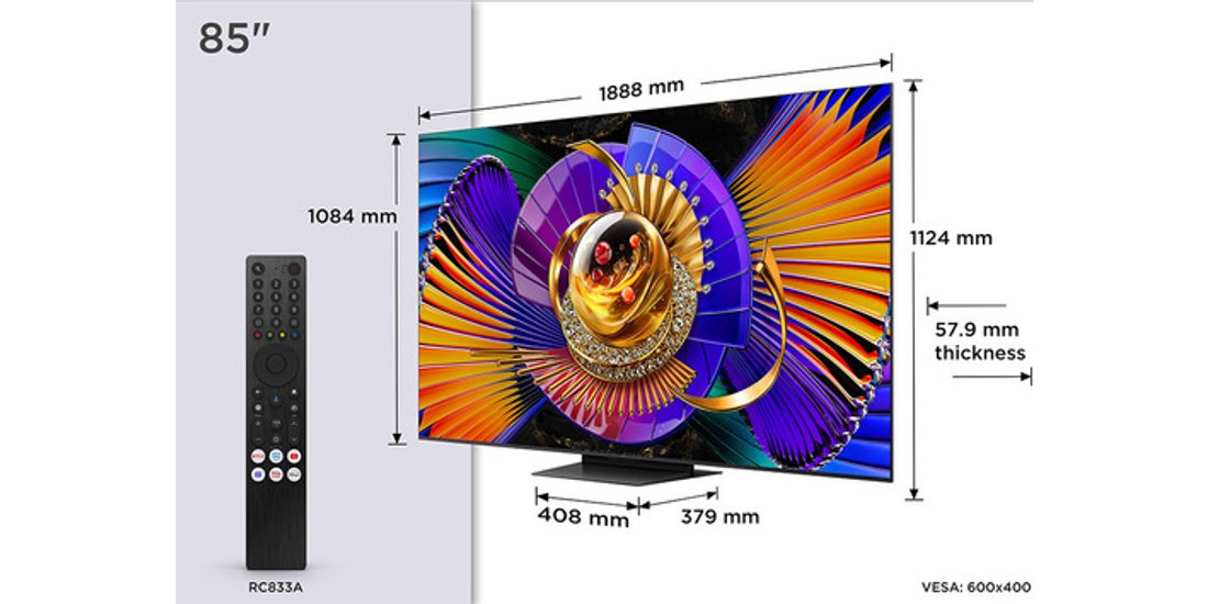 TCL C7L TV 85C7L SQD‑Mini LED da 85” 4K HDR …