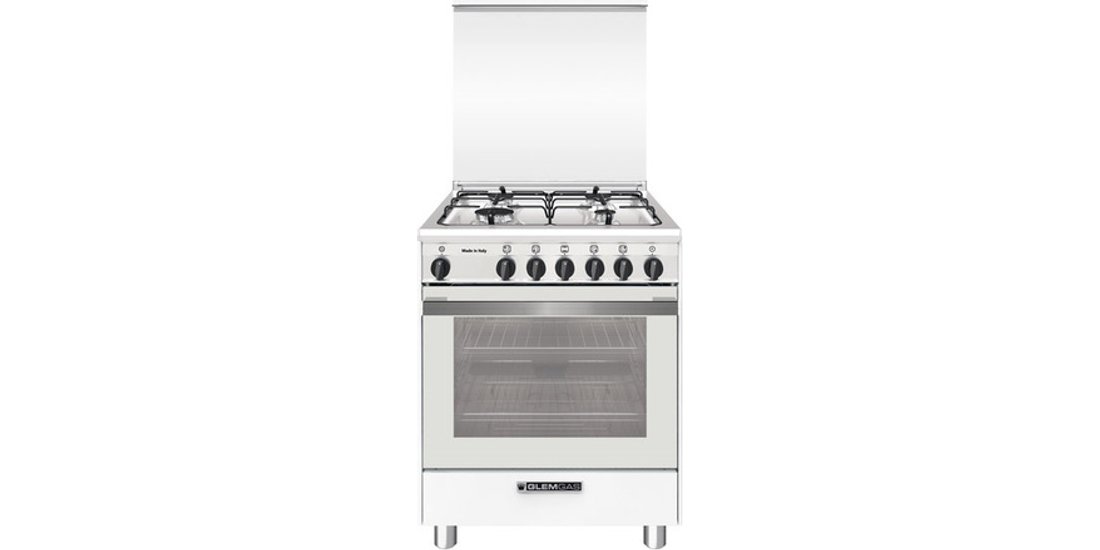 Glem Gas SA664VWH cucina A Bianco