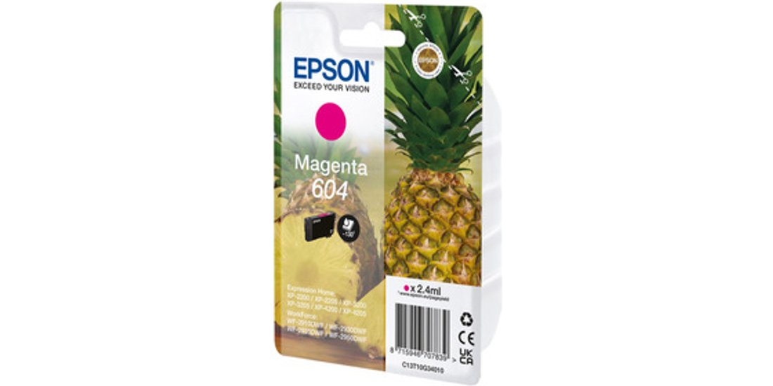 Epson Singlepack Magenta 604 Ink
