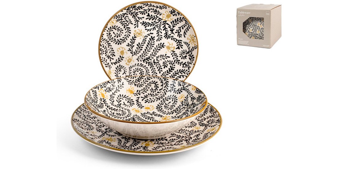 Pengo 1547200 servizio da tavola 18 pz Porcellane…