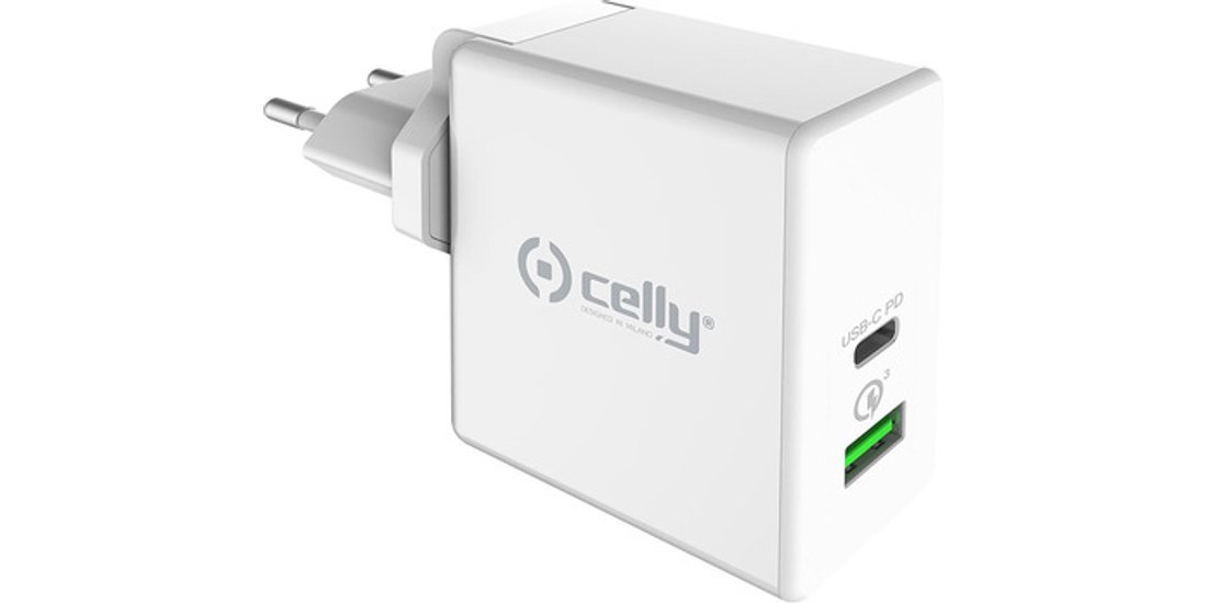 Celly TCUSBC45WWH Caricabatterie per dispositivi…