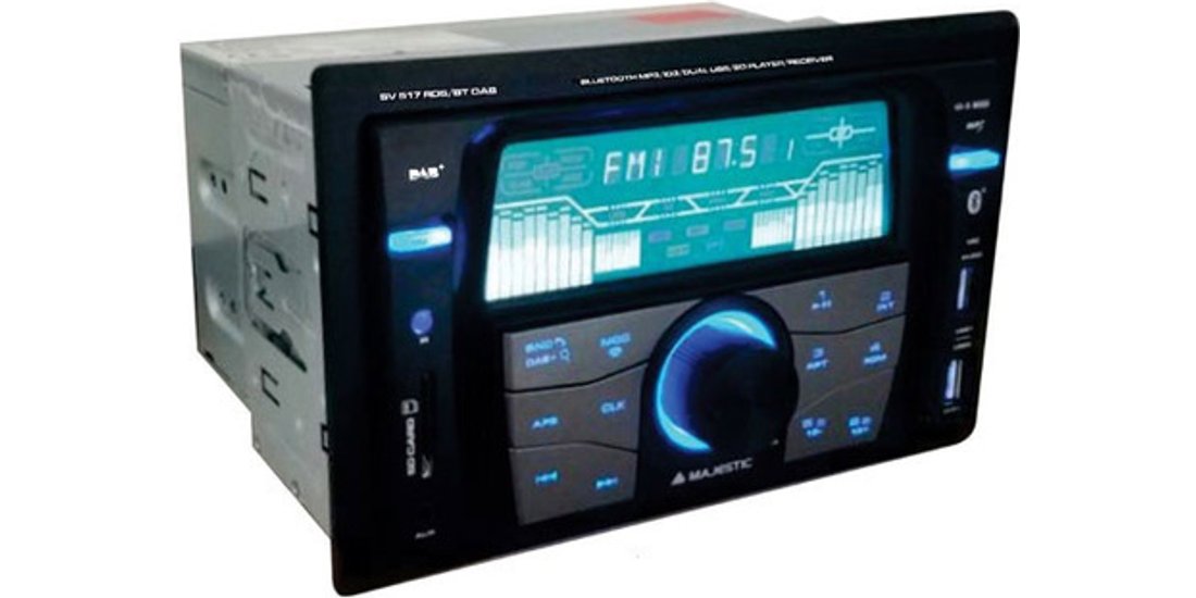 New Majestic SV-517 RDS BT DAB Nero 180 W Bluetooth…