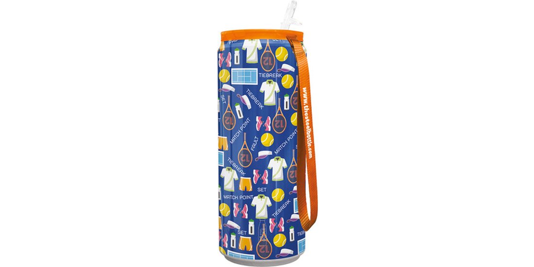 The Steel Bottle Tennis 450 ml Acciaio inox Multicolore…
