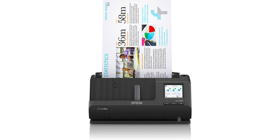 Epson ES-C380W Scanner con ADF + alimentatore…