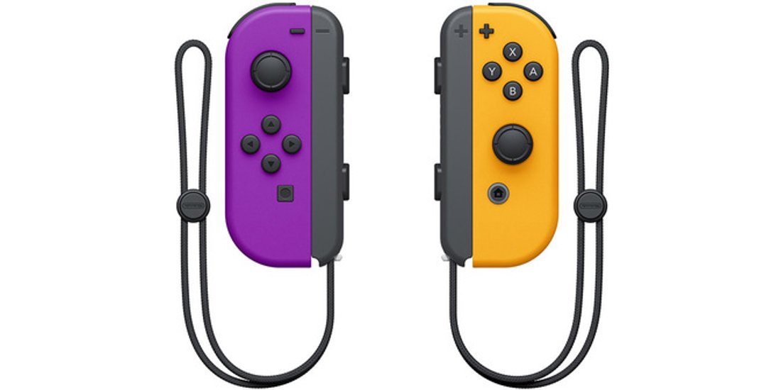 Nintendo Joy-Con Nero Arancione Viola Bluetooth…