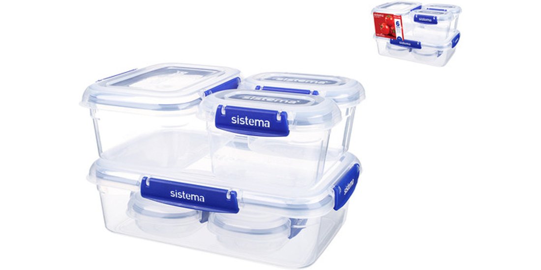 Sistema Klip It Plus Rettangolare Scatola Blu…