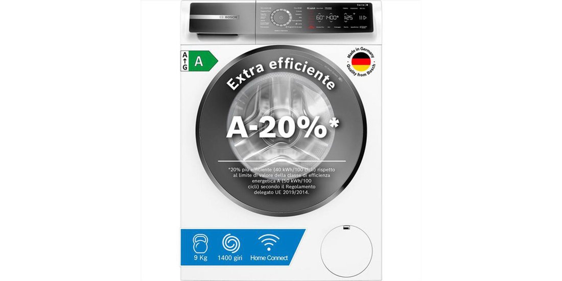 Bosch Serie 8 WGB24400IT Lavatrice a carica frontale…