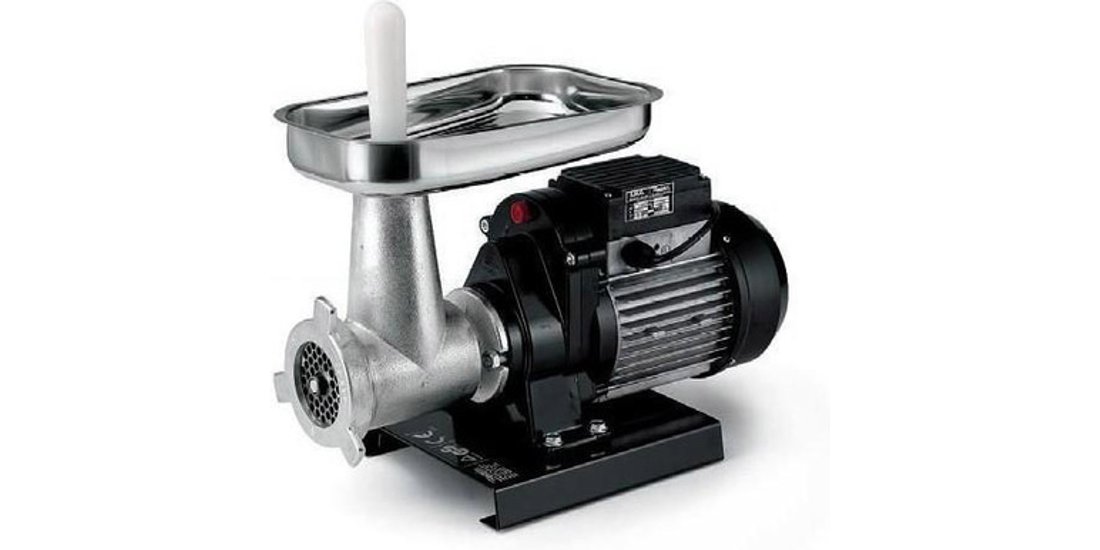 Reber 9500 NC tritacarne 600 W Nero Metallico