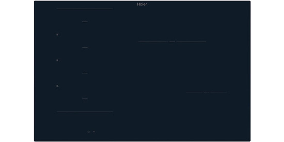 Haier HAMTB86IRCS Nero Da incasso 80 cm Piano…