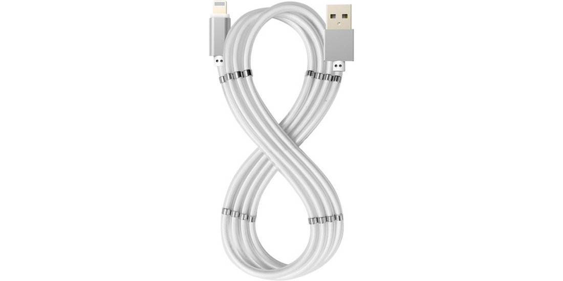 Celly USBLIGHTMAGWH cavo Lightning 1 m Bianco