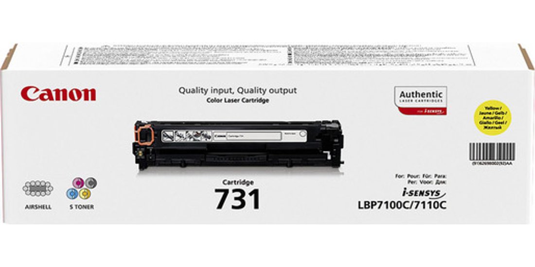Canon 731 cartuccia toner 1 pz Originale Giallo…