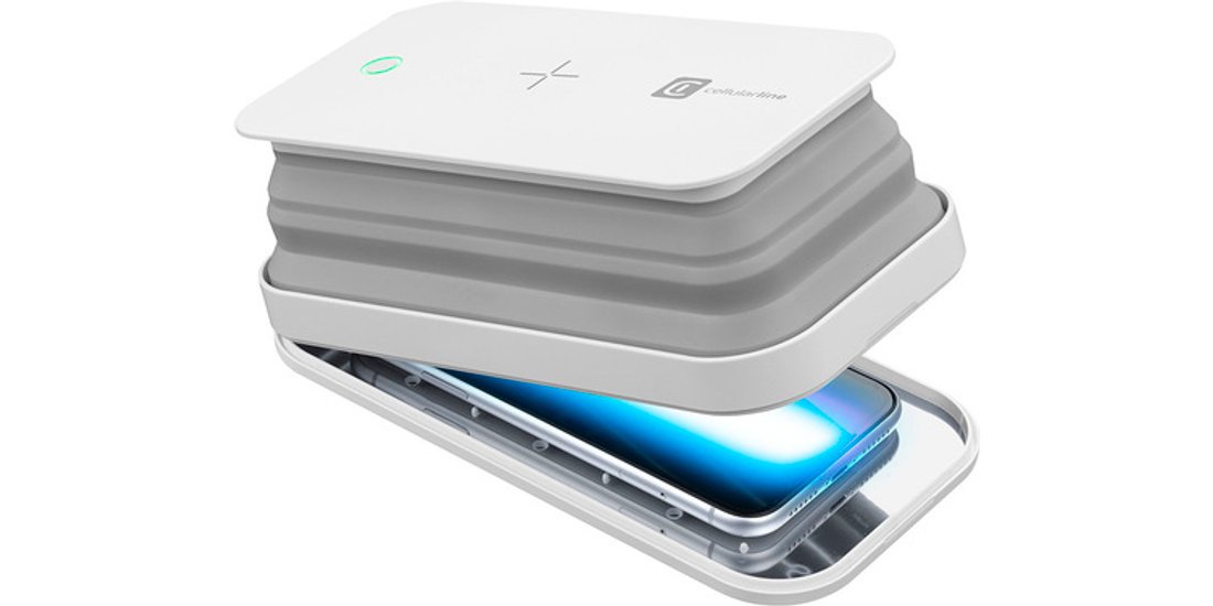 Cellularline Hi-Gens con ricarica wireless sterilizzatore…