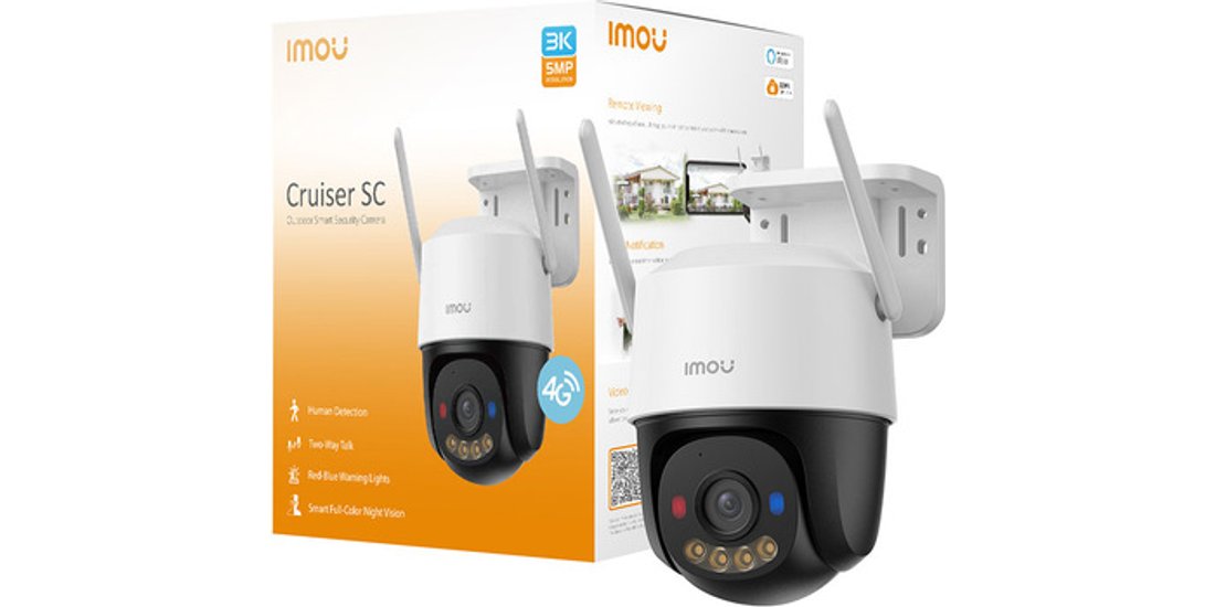 Imou Cruiser SC 4G 2K (3MP) – Telecamera 4G da…