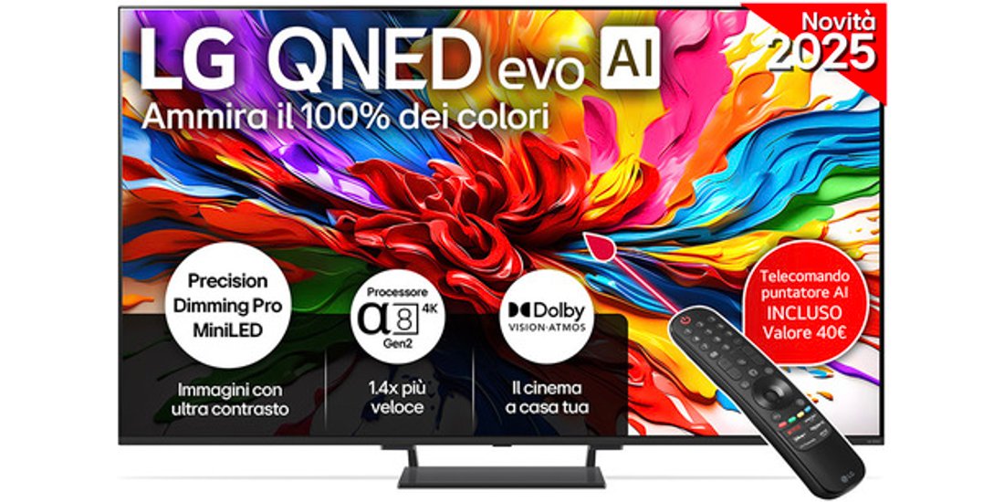 LG QNED evo AI 65” Serie QNED93 65QNED93A6A …