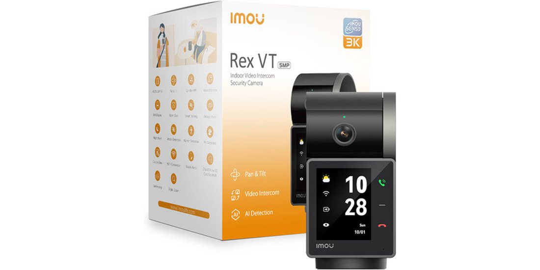Imou Telecamera REX VT Pro da 3K (5Mp) motorizzata…