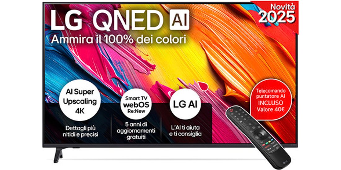LG QNED AI 65QNED70A6A TV Serie QNED70 65” 4K…