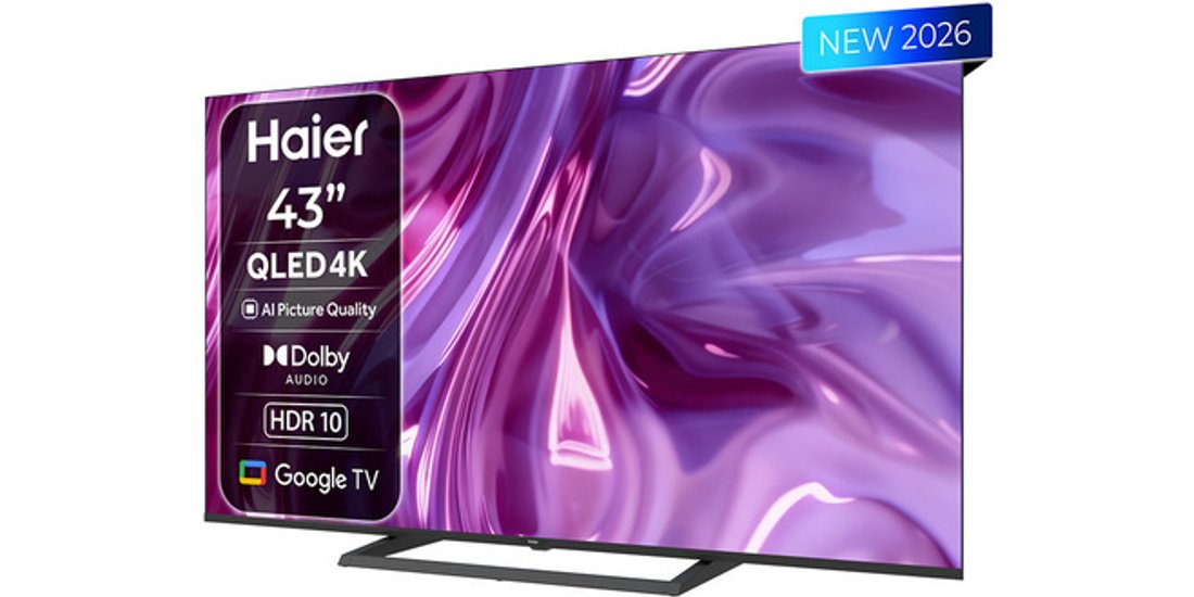 Haier H43S80GUX 1092 cm (43”) 4K Ultra HD Smart…