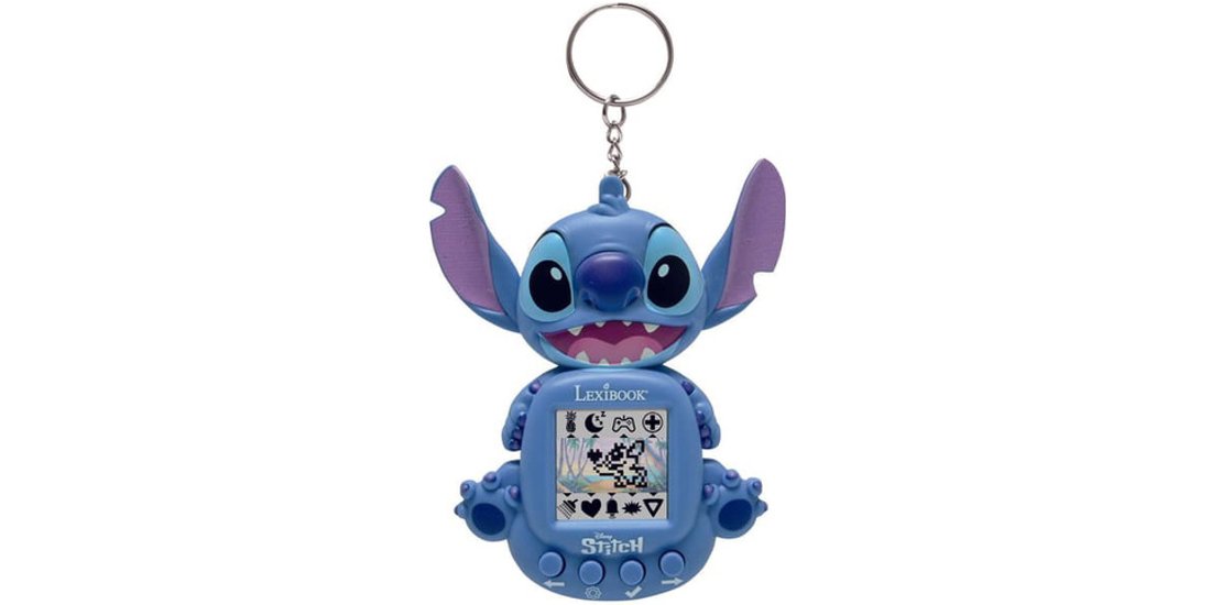Lexibook Portachiavi Stitch con videogioco