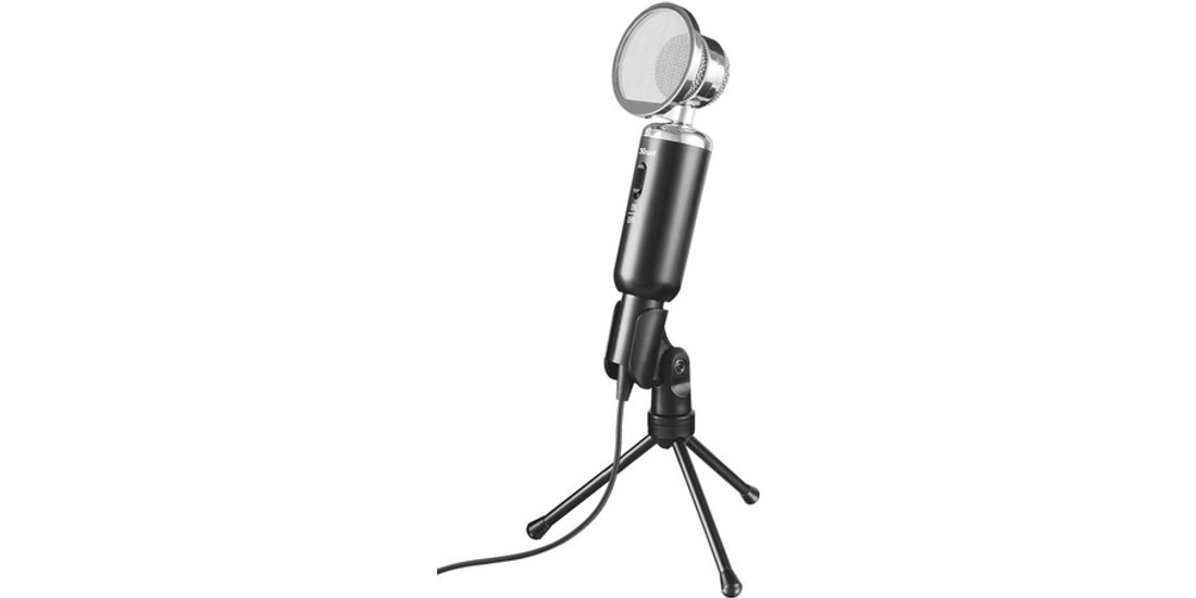 Trust 21672 microfono Nero Microfono per PC