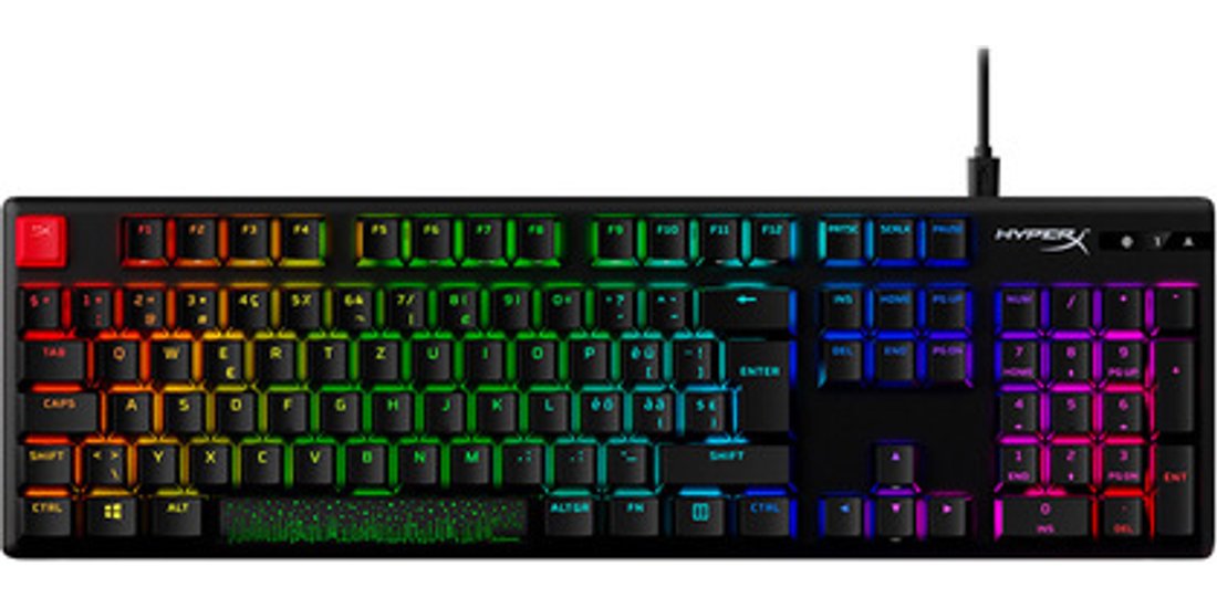 HyperX Alloy Origins PBT HX Red – Tastiera…
