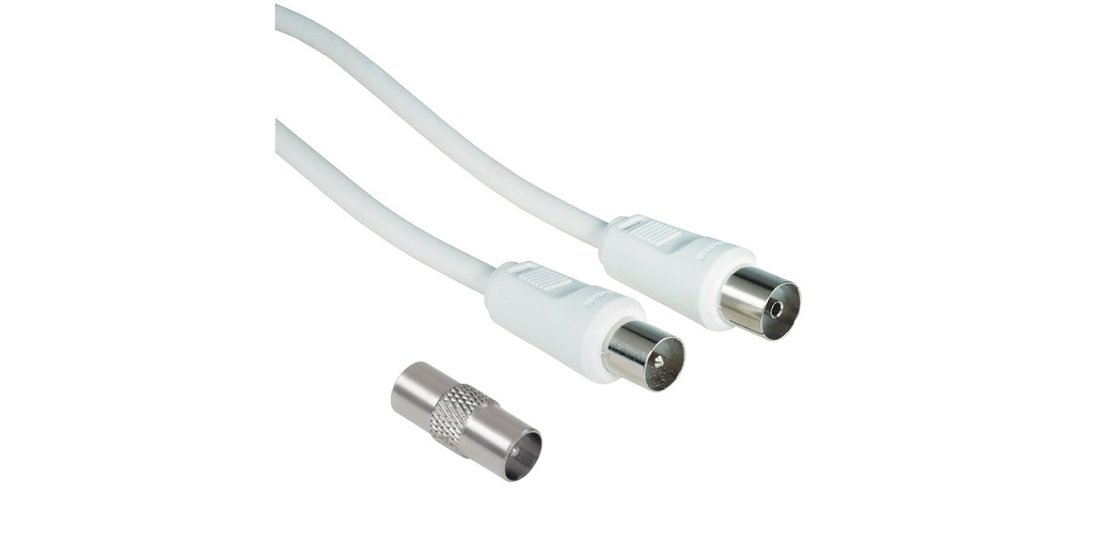 Hama Cavo antenna M/F con adattatore M/M 10 metri…