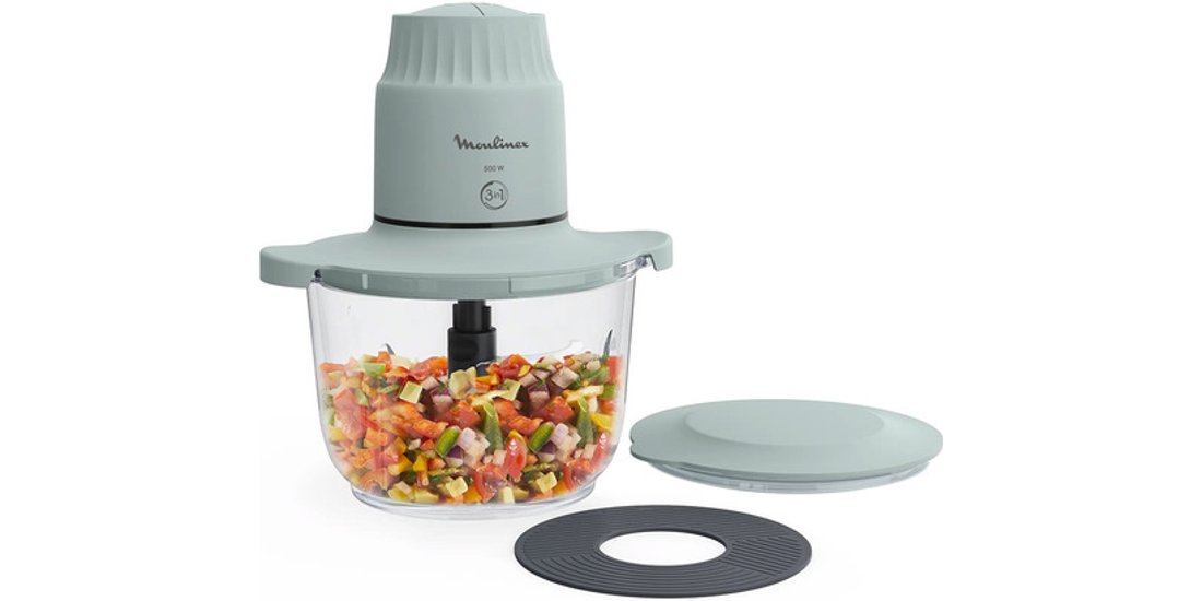 Moulinex Choppeo Tritatutto con Recipiente in…
