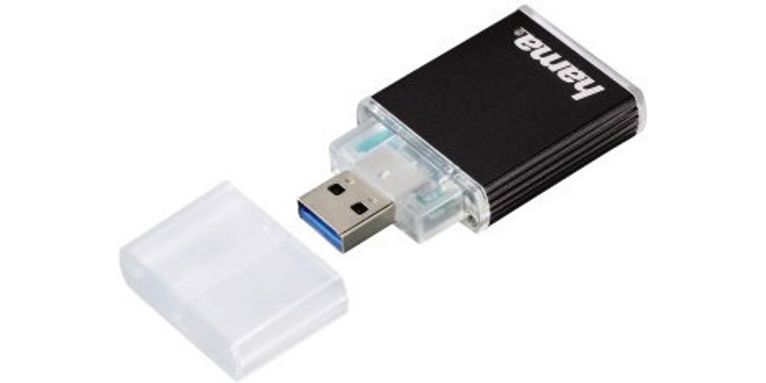 Hama lettore di memorie SD USB 3.0 UHS II antracite…