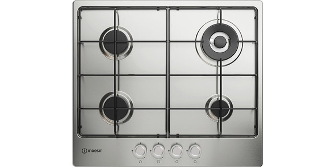 Indesit THP 642 W/IX/I 1 piano gas inox 60cm …