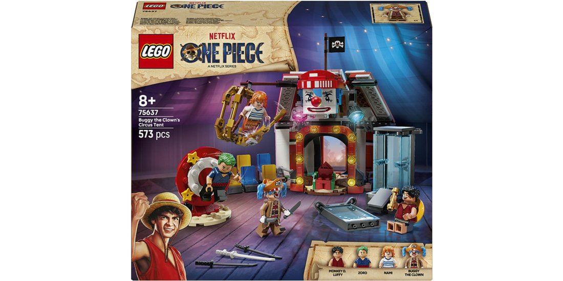 LEGO ONE PIECE 75637 La Tenda del Circo di Bagy…