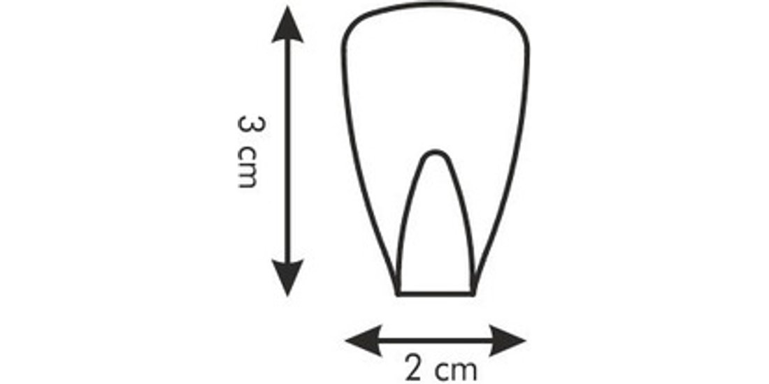 Tescoma Ganci adesivi piccoli 4pz presto
