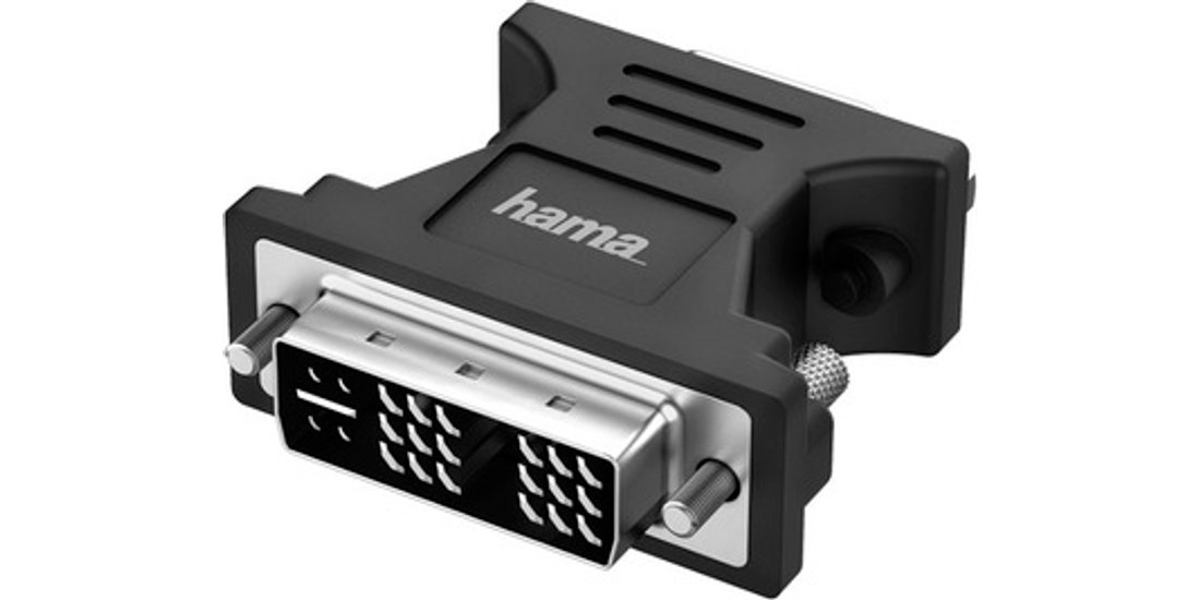 Hama Adattatore DVI-I M/VGA HDD 15 pin F Full…