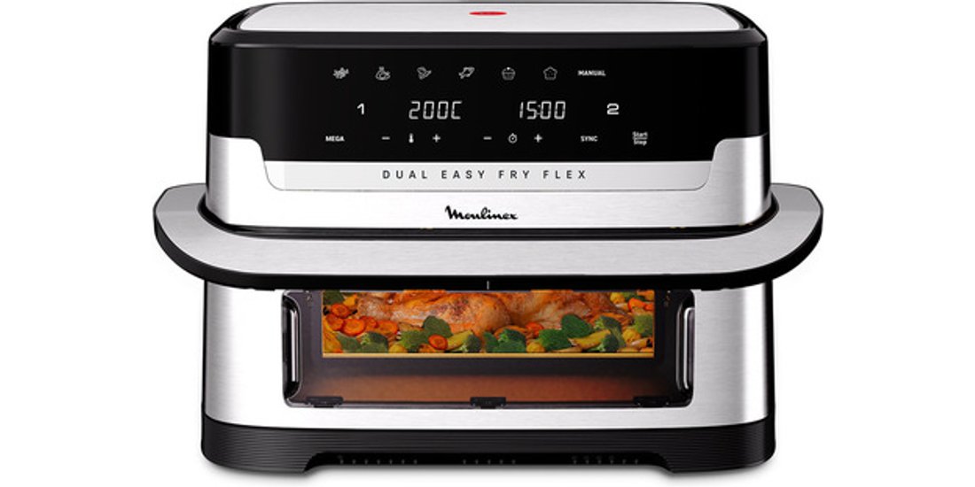 Moulinex Dual Easy Fry Flex Friggitrice ad Aria…