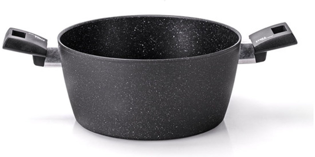 Moneta 0008730724 padella Rotondo Nero Grigio