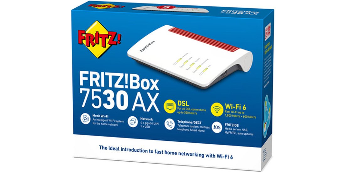 Box FRITZ! 7530 AX router wireless Gigabit Ethernet…