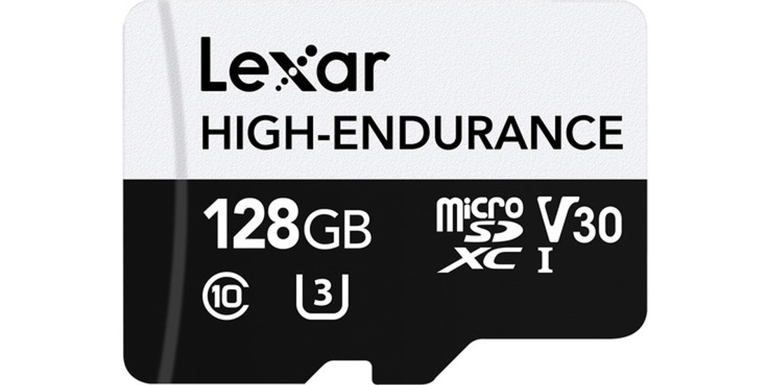 Lexar High-Endurance 128 GB MicroSDXC UHS-I Classe…