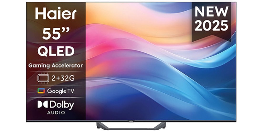 Haier Smart TV QLED 55” H55S80FUX 4K Google…