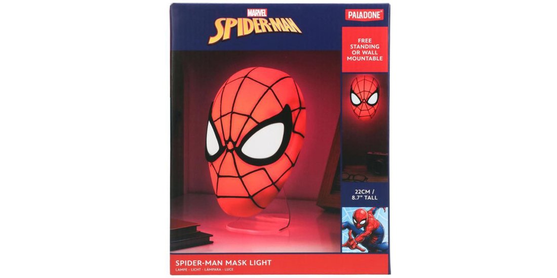 Paladone Spiderman Mask Light lampada da tavolo…