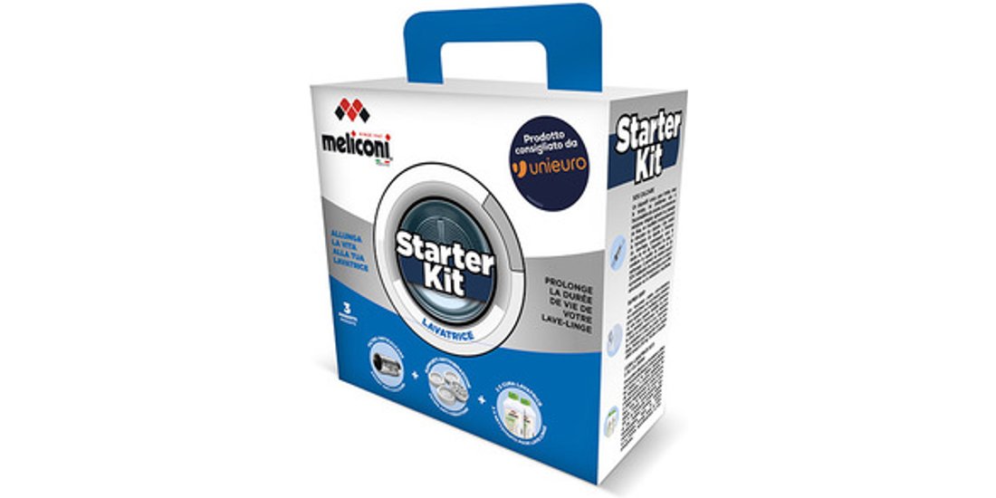 Meliconi Starter Kit 3 in 1 accessorio per lavatrice…