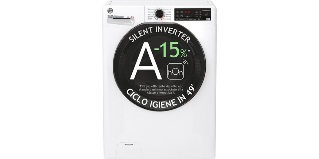 Hoover LINK PRO Lavatrice 8kg Classe A-15% 1400…