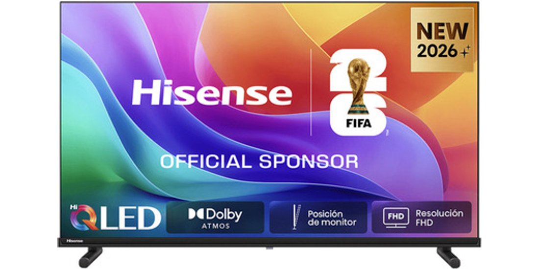 Hisense Smart TV QLED 40” FHD 40A5S 60Hz Audio…