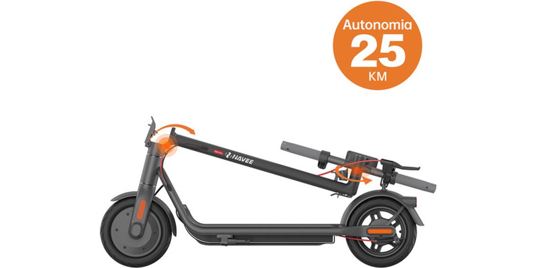 NAVEE V25i Pro Monopattino Elettrico con il manubrio…