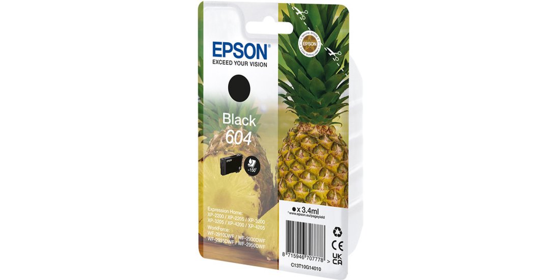 Epson Singlepack Black 604 Ink